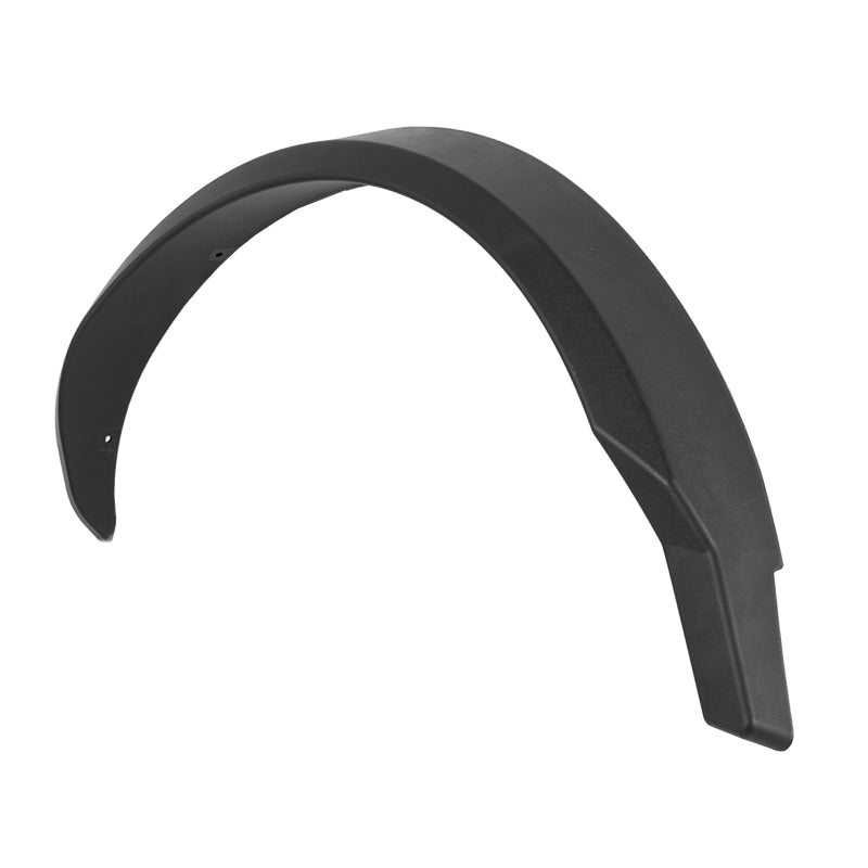 Detailed view of individual fender flare designed for the Madjax Xseries golf carts as well as EZGO TXT models with Storm body kits installed.