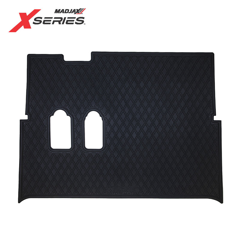 Xtreme Mats all black MadJax XSeries Storm 2024 and newer golf cart floor mat, offered with free shipping, Item #03-203.