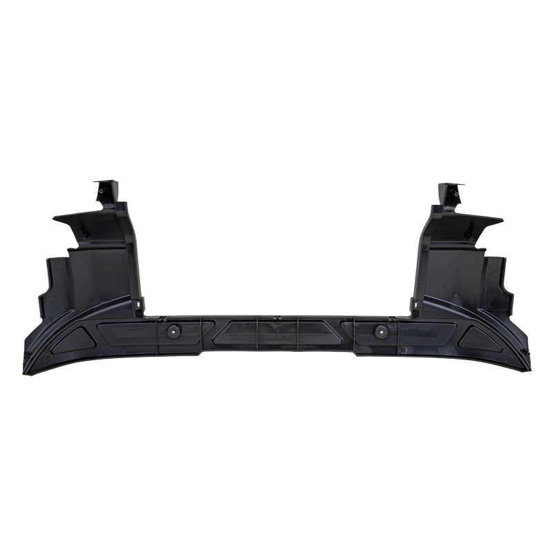 Bottom view of the OEM replacement rear bumper assembly on the MadJax XSeries X2, X4, and X6 lineup of golf carts, model years 2023 and newer, offered with free shipping from Salt City Golf Cart, Part #05-234-BK02.