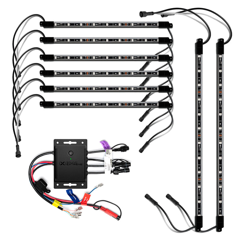 SoundExtreme Extreme Strips RGB LED Underbody Glow Kit Standard ECOXGEAR