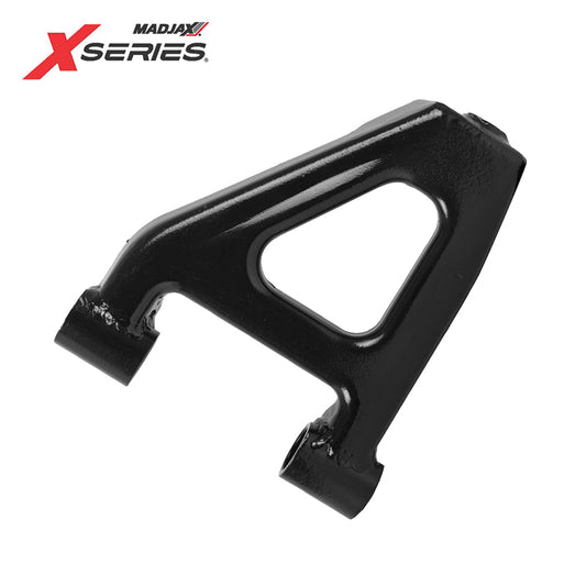 Front driver side OEM lower control a-arm for MadJax XSeries Storm golf carts, offered with free shipping, Item #28-014.
