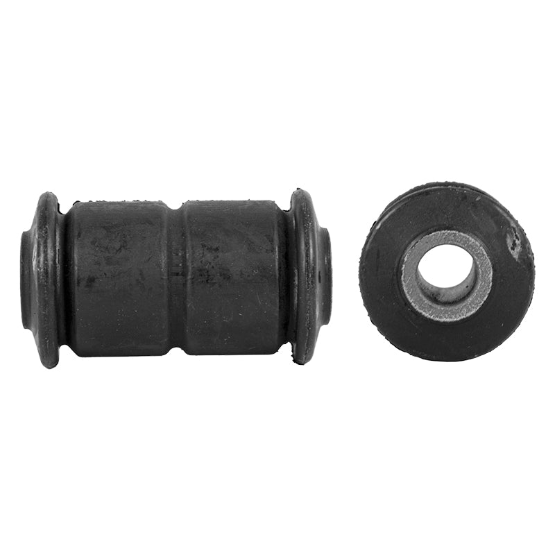 Alternate side and end views of replacement set of 2 bushings and sleeves for XSeries Storm golf carts front lower control a-arms, sold by Salt City Golf Cart in Hutchinson, Kansas.