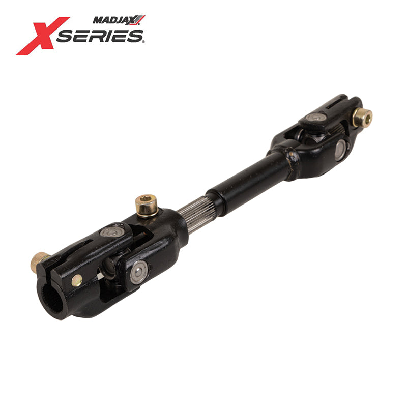 OEM replacement intermediate golf cart steering shaft designed for the MadJax XSeries Storm 2023 and newer model year carts, with sealed bearings, offered with free shipping, Item #28-036.