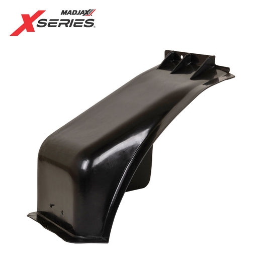 Replacement front passenger side OEM inner fender liner / splash shield for MadJax XSeries golf carts, model year 2023, offered with free shipping by Salt City Golf Cart in Hutchinson, Kansas, Item #28-075.