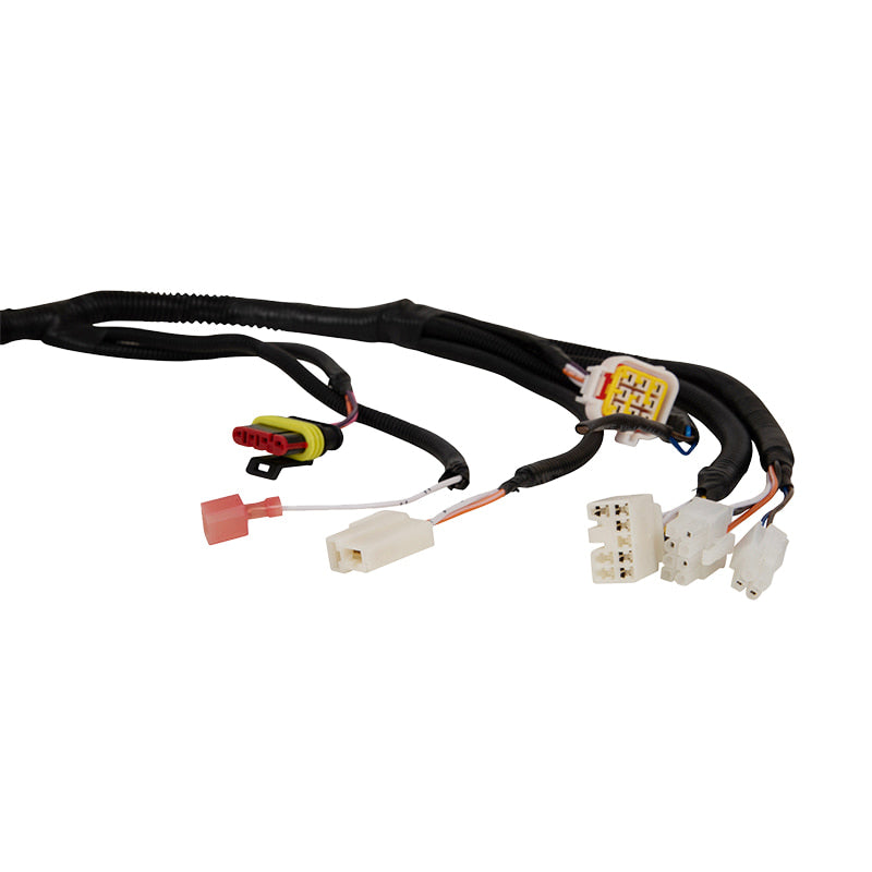 Various other connector ends on main replacement wiring harness for 2023 Madjax XSeries Storm golf carts and PTVs.