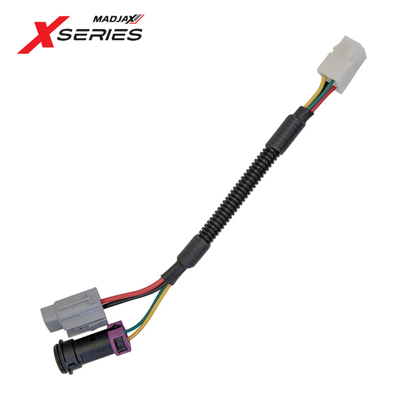 Replacement voltage reducer harness / converter harness for Madjax XSeries golf carts, model years 2024 through 2025, Item #28-402, sold by Salt City Golf Cart with free shipping.