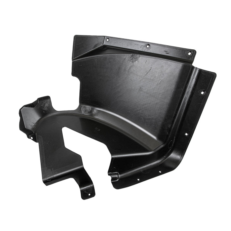 View of the backside of the XSeries golf cart front driver side inner fender liner, sold with free shipping.