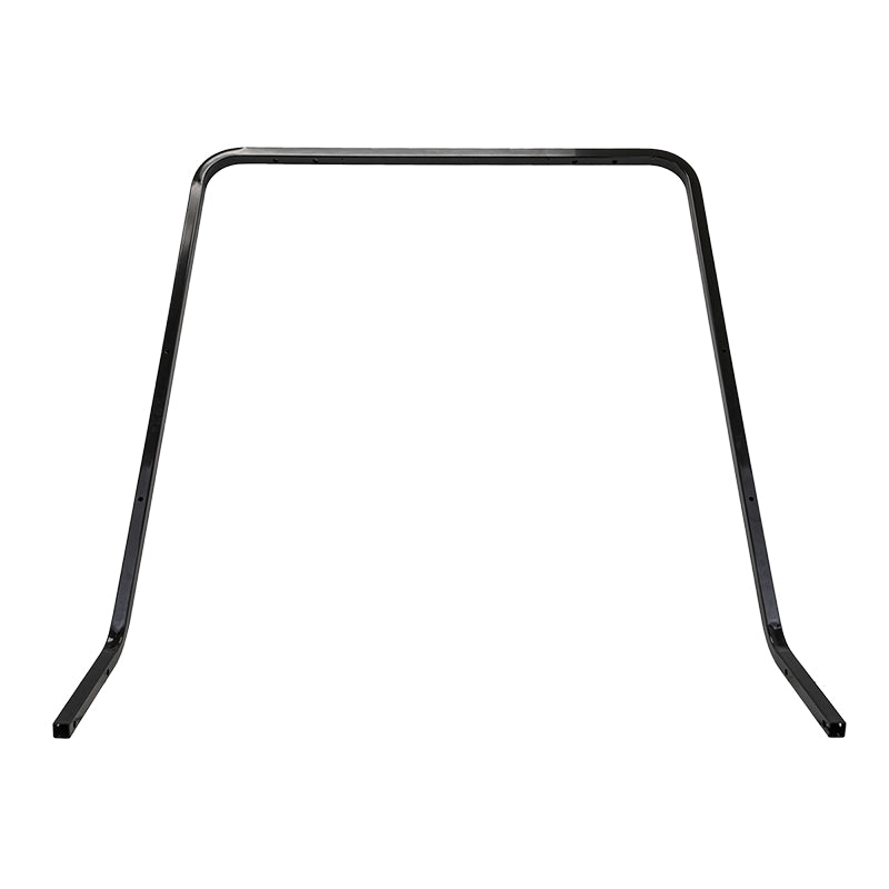 Rear view of the OEM front canopy support designed for the XSeries Storm line of golf carts with factory tops and extended canopies.