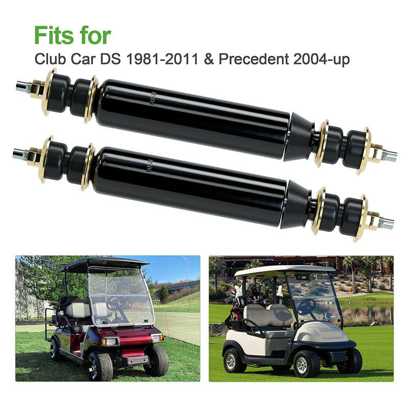 Rear shock absorber replacements and photos of Club Car models they fit.