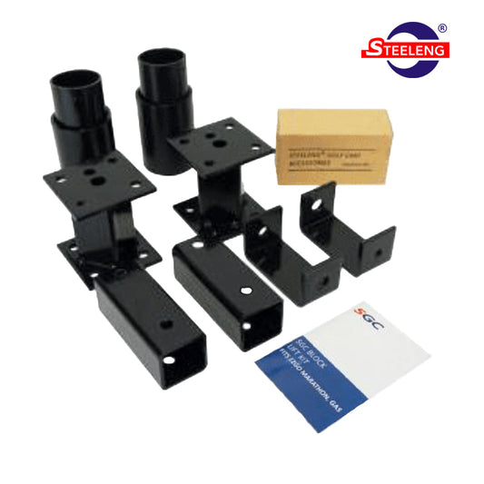 Economy 4-inch Block lift kit by SGC designed for 1980-1994 model year gas powered EZGO Marathon golf carts, offered with free shipping by Salt City Golf Cart, model #LKMA02.