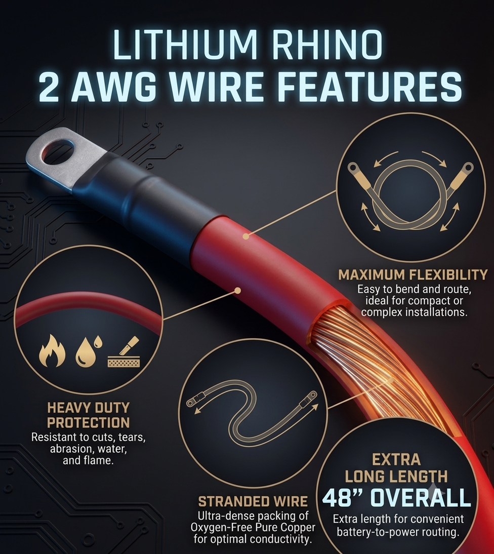 76V 170Ah Lithium Rhino Conversion Kit - Godzilla