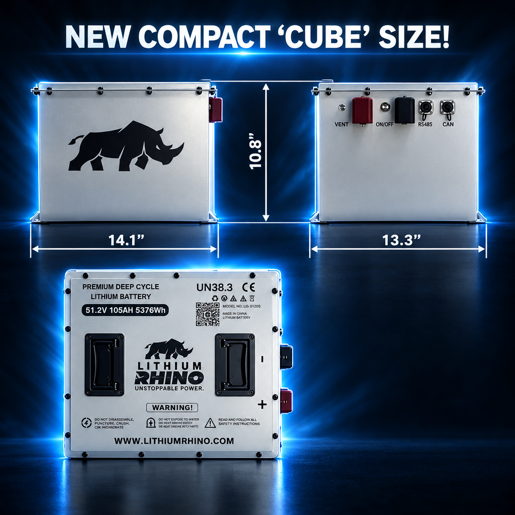 48V 105Ah CUBE Lithium Rhino Conversion Kit