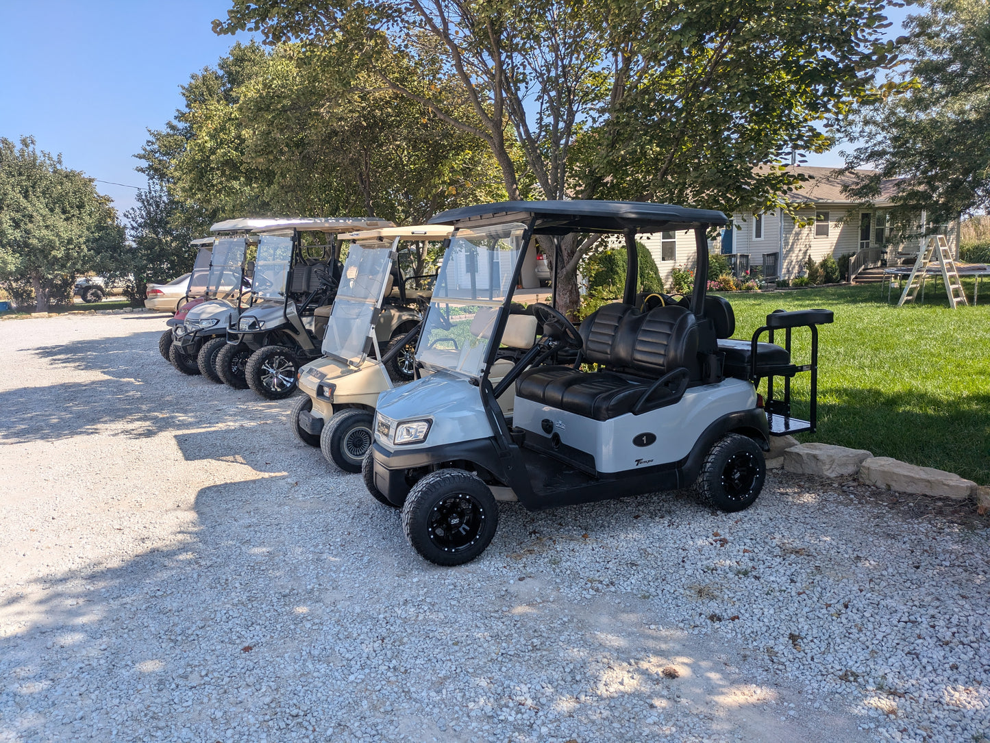 2019 Club Car Tempo 48V Electric - Rear Flip Seat - Gray