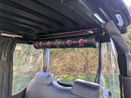 2018 Silver EZGO RXV with Enclosure and Soundbar