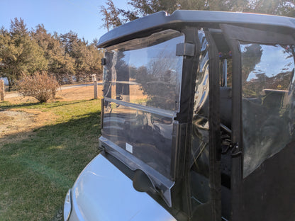 2018 Silver EZGO RXV with Enclosure and Soundbar