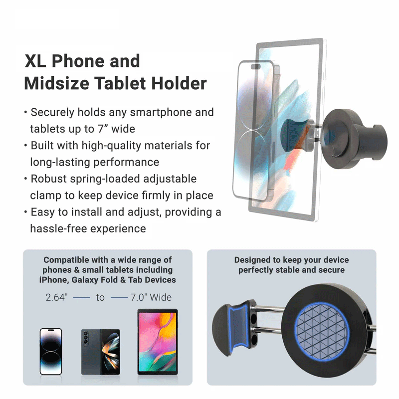 Mobile Device Attachment (Requires Accessory Mount or Mount Mini – sold separately)