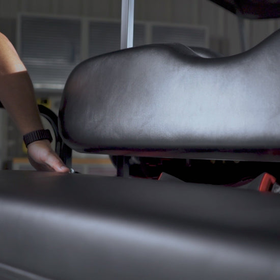 Promotional Youtube video featuring the high quality GTW Mach3 golf cart rear flip flop seat.