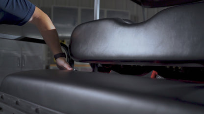 Promotional Youtube video featuring the high quality GTW Mach3 golf cart rear flip flop seat.